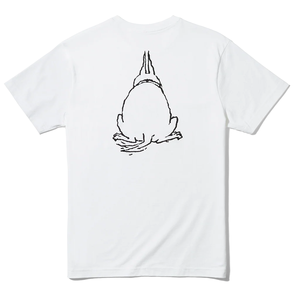 George Booth’s Loyal Hound T-Shirt in White - Image 5