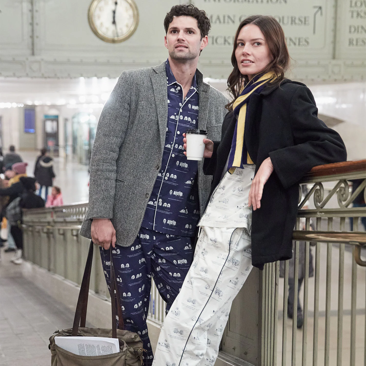 The Dozin’ Bagels Pajamas by Sleepy Jones, Men’s Fit - Image 4