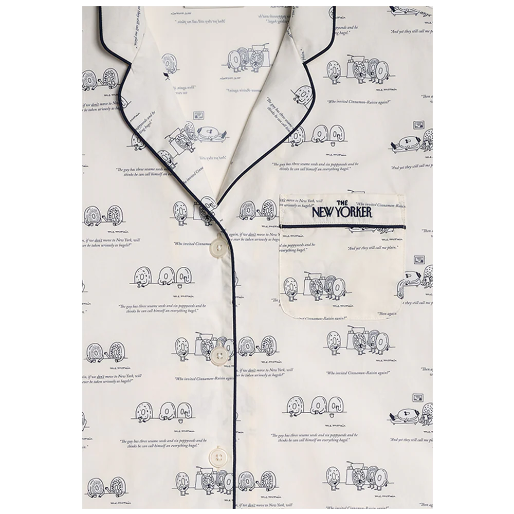 The Dozin’ Bagels Pajamas by Sleepy Jones, Women’s Fit - Image 3